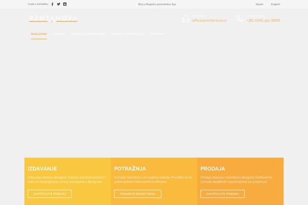 Construction theme site design template sample