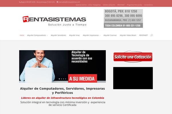 Divi theme site design template sample