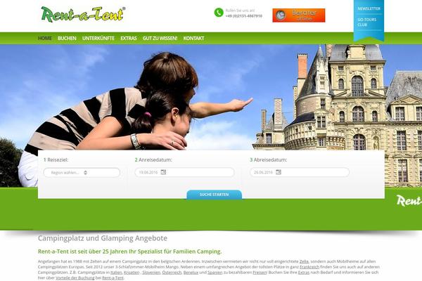 BookYourTravel theme site design template sample