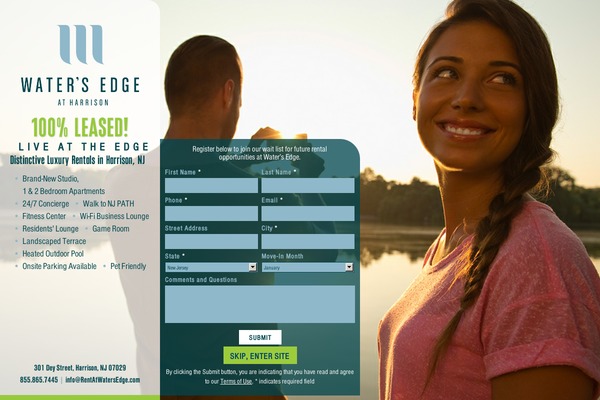 rentatwatersedge.com site used Watersedge