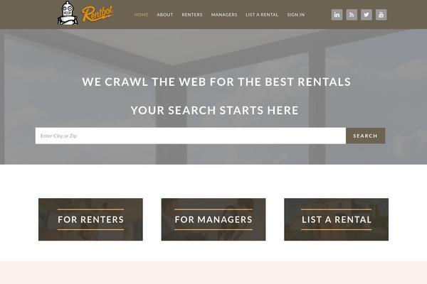 Winning Agent theme site design template sample