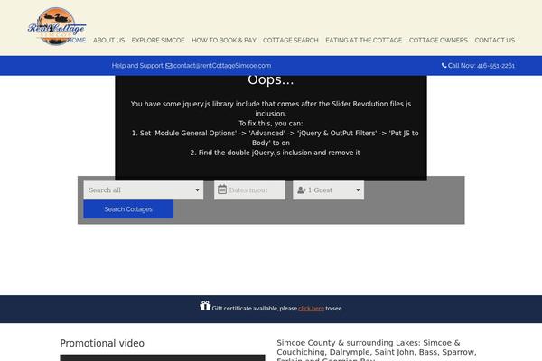 Site using Xtender plugin