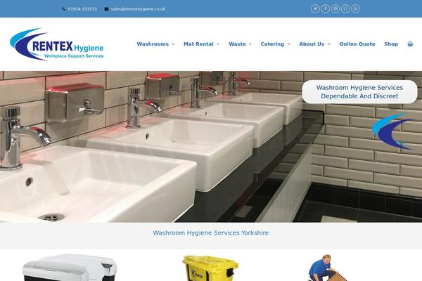 rentexhygiene.co.uk site used Frameworxx