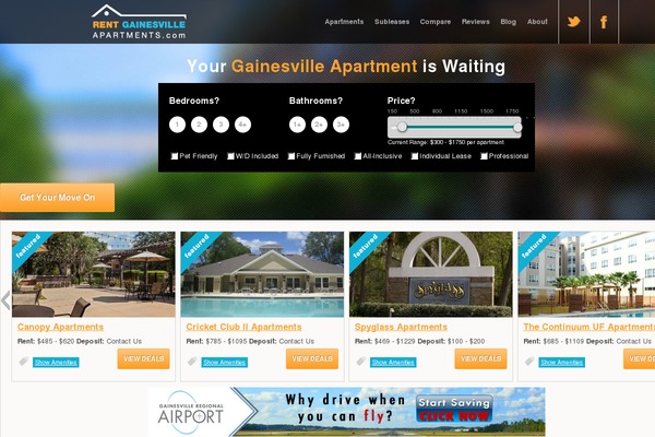rentgainesvilleapartments.com site used Rga