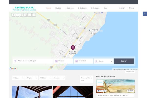 Wprentals theme site design template sample