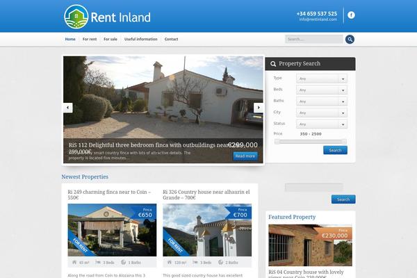Locality theme site design template sample