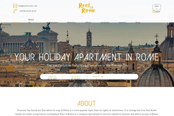 rentinrome.com site used Skhotel