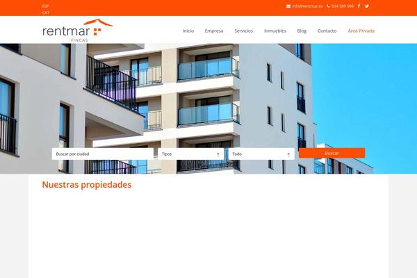 WP Residence theme site design template sample