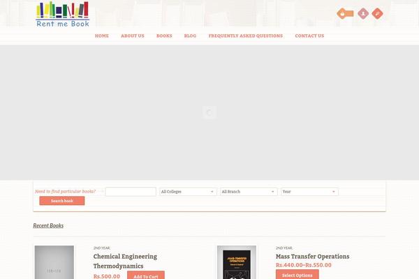 Raakbookoo theme site design template sample