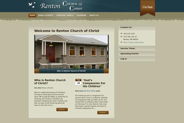 Wpchurch theme site design template sample
