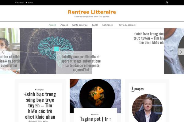 Blog-belt theme site design template sample