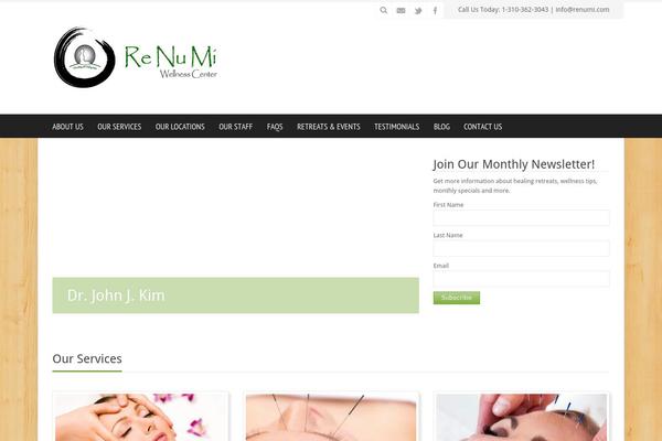 Natural theme site design template sample