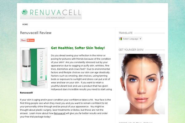 Leaf theme site design template sample