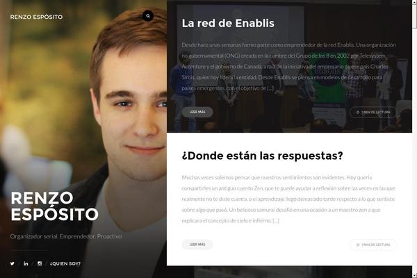 renzoesposito.com site used Magnitheme
