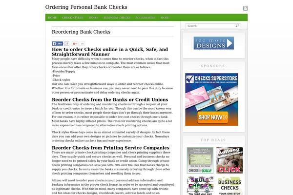 iBlog theme site design template sample