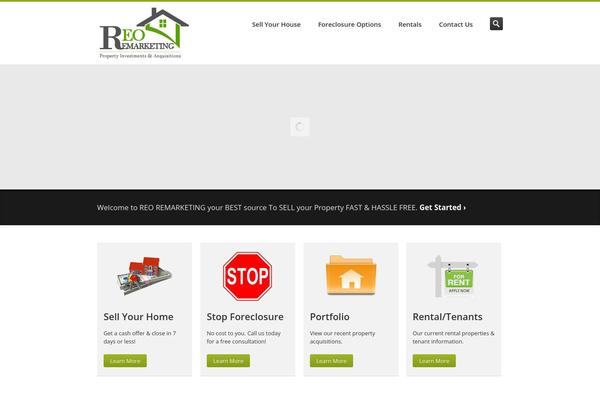 Inceptio theme site design template sample