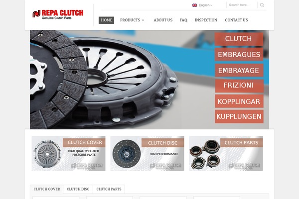 repaclutch.com site used Nicetheme