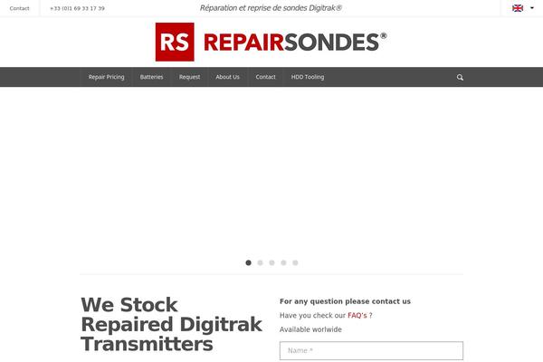 Durus theme site design template sample