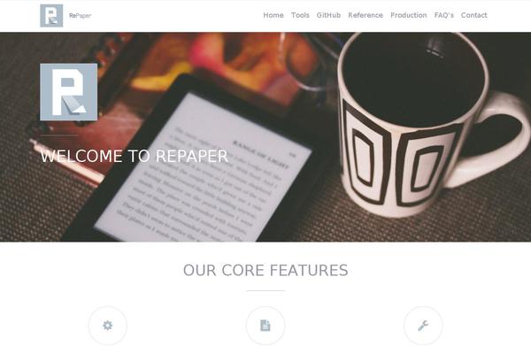 Allegiant theme site design template sample