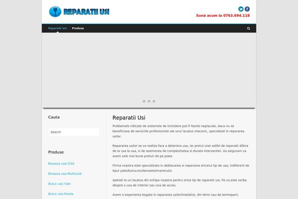 Pinpoint theme site design template sample