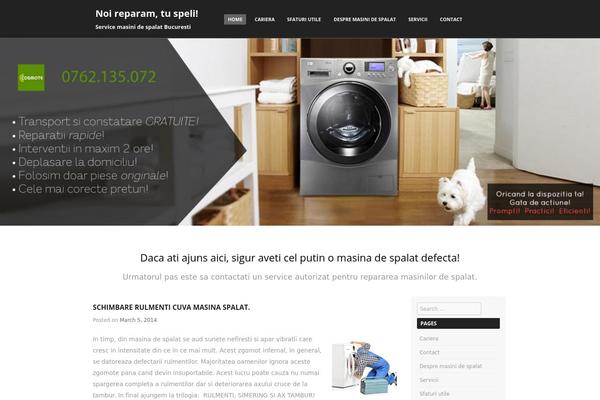 Adamos theme site design template sample