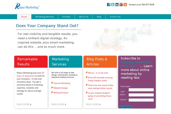 Site using Drop Shadow Boxes plugin
