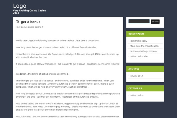 Simpleo theme site design template sample