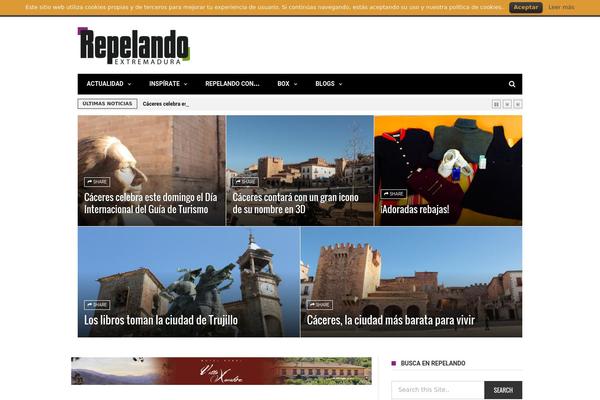 MaxBlog theme site design template sample