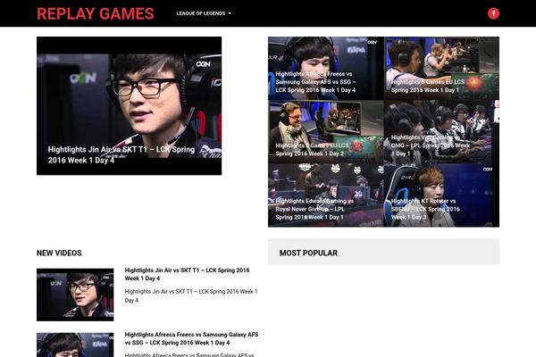 Video theme site design template sample