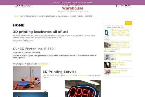 MaxStore theme site design template sample