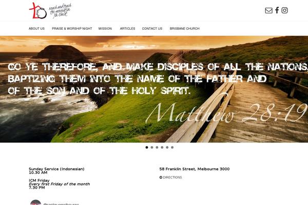 Nature One theme site design template sample