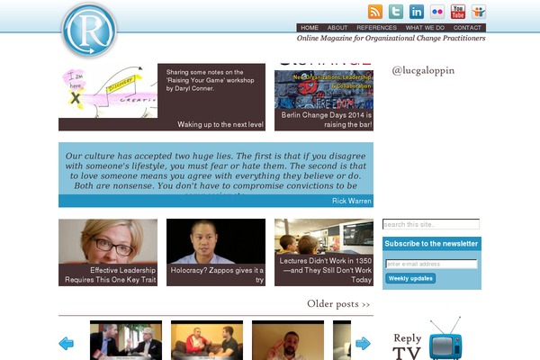 Site using Embedly plugin