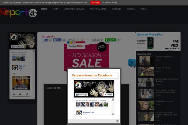 Site using Facebook FanBox Popup plugin