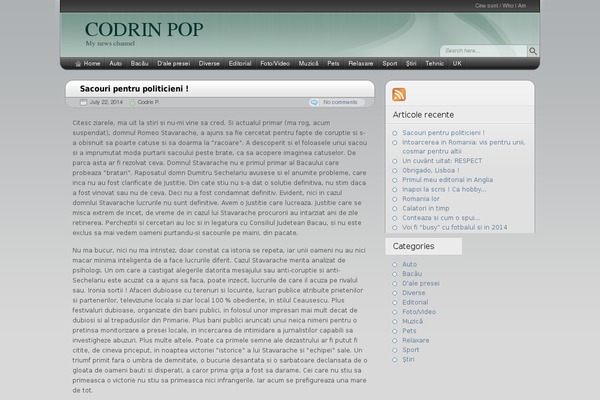 Arjuna X theme site design template sample