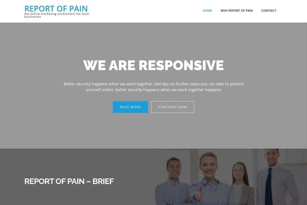 Uncode theme site design template sample