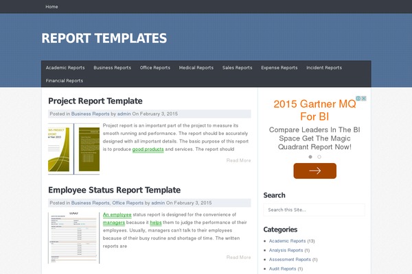 JustBlue theme site design template sample