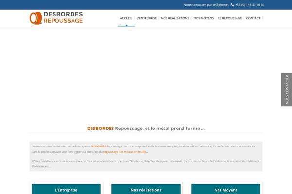 repoussage-desbordes.com site used Debordes