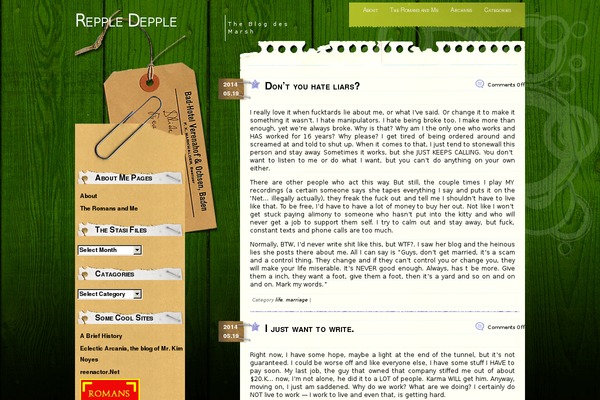 Comment Central theme site design template sample