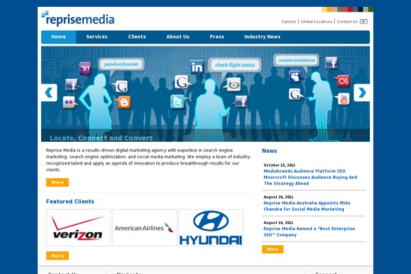 reprise theme websites examples