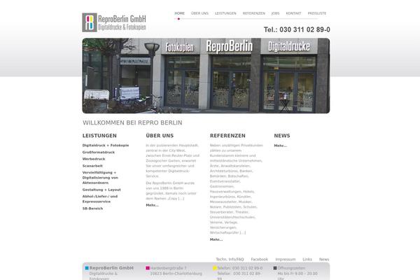 Site using Featured Page Widget plugin