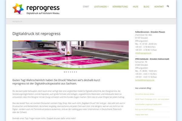 Vellum theme site design template sample
