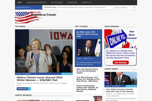 Style-magazine theme site design template sample