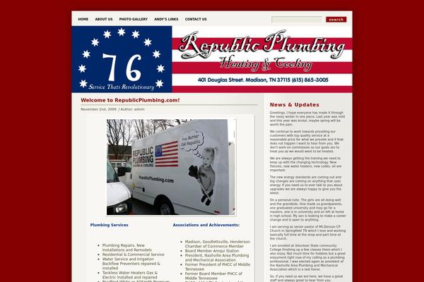Deep Silent theme site design template sample