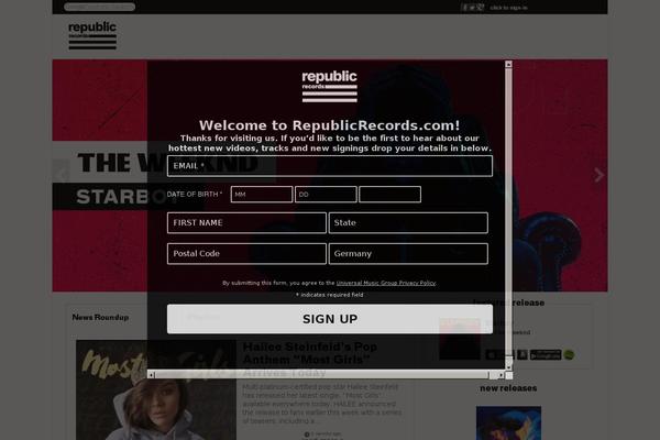 Site using Umg-ecrm plugin
