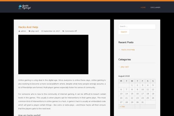 Alleria theme site design template sample