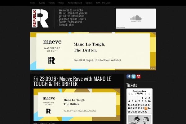 republikmusic.net site used Republik