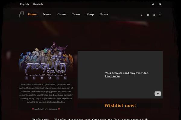 Godlike theme site design template sample