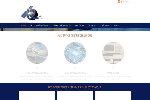 resa-spatiales.com site used Resa