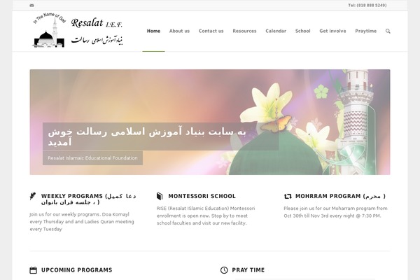 Enfold theme site design template sample