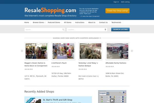 GeoCraft V2 theme site design template sample